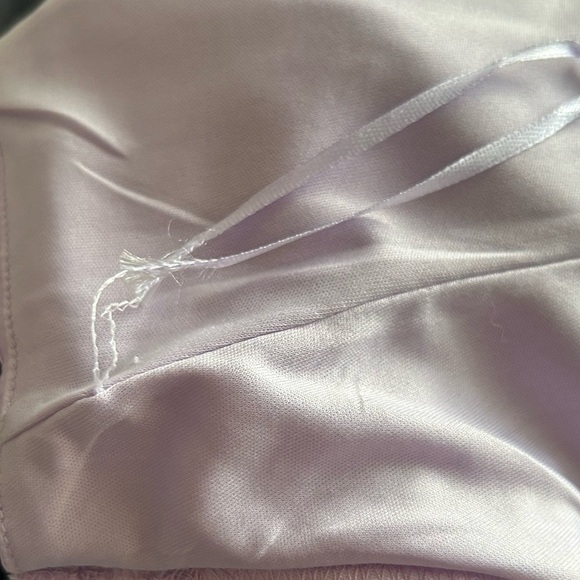 NWT superdown Shelbi Tie Back Mini Dress in Lavender Purple Satin Bodycon Sz M - Picture 12 of 15